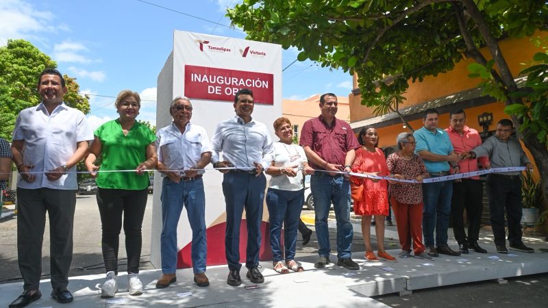 Entrega Municipio calle pavimentada en colonia México