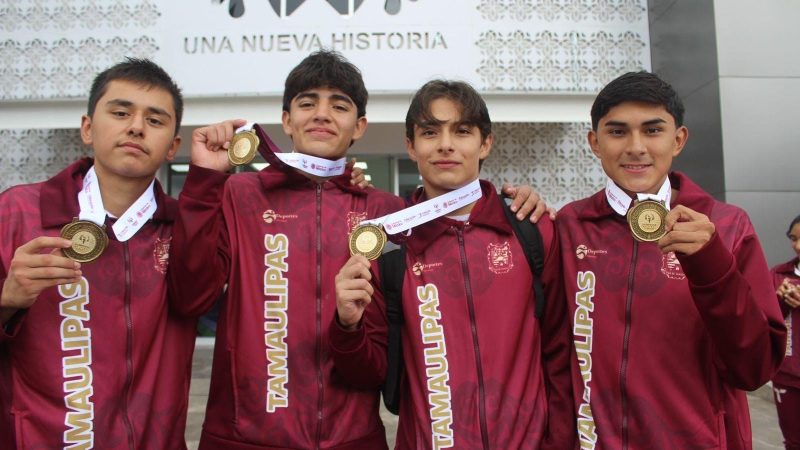Jornada histórica para el atletismo de Tamaulipas; conquistan oro y récord nacional en relevo combinado