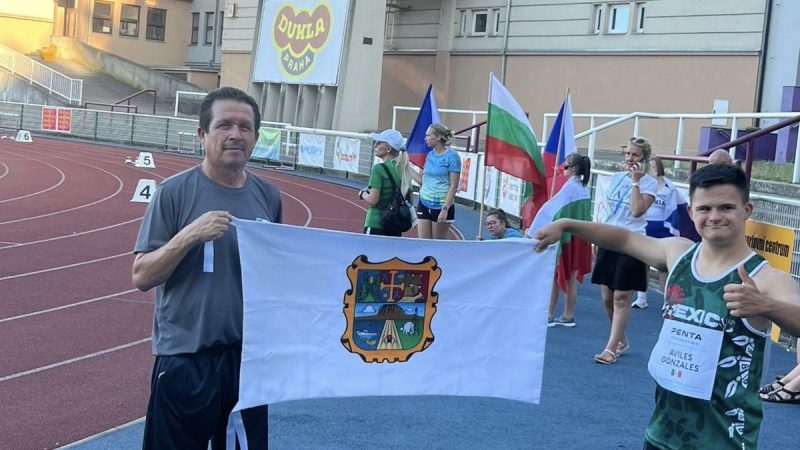 Alex “La Flecha” Avilés rompe récord mundial y se corona doble campeón en el Abierto Europeo de Atletismo para atletas con Síndrome de Down