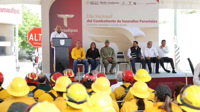Reconoce Gobierno de Tamaulipas labor de brigadistas forestales en el Día Nacional del Combate de Incendios Forestales