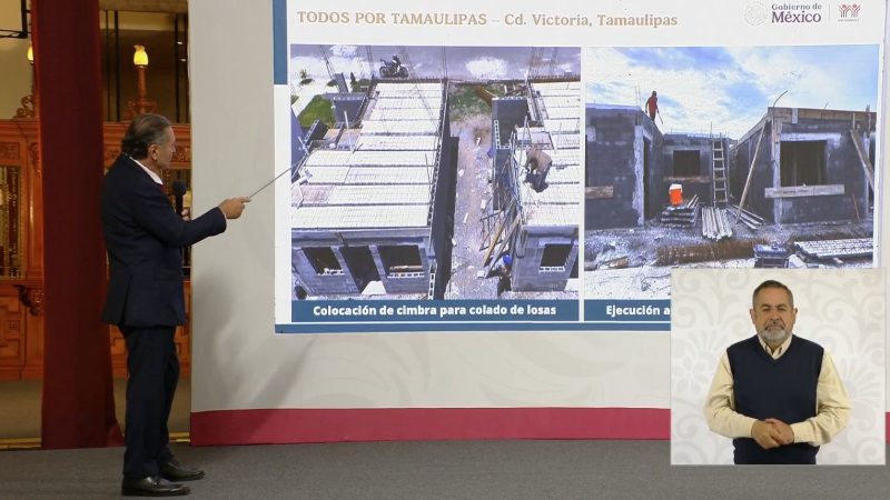 Tamaulipas, en primer lugar, en viviendas a entregar por el programa para el Bienestar