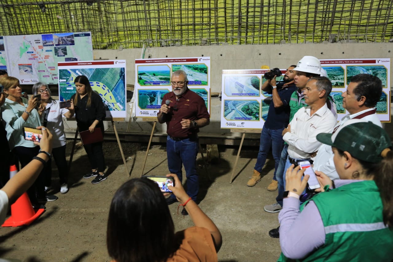 Avanza 87 % obra de la autopista Mante-Ocampo-Tula; detonará desarrollo regional del sur de Tamaulipas
