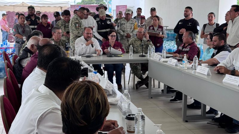 Inicia descenso de niveles de agua en la zona sur de Tamaulipas; autoridades refuerzan atención a población afectada